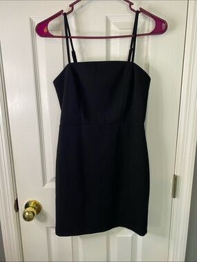 I Love ItBlack Spaghetti-Strap Dress Size Small Mini.